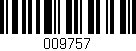 Código de barras (EAN, GTIN, SKU, ISBN): '009757'