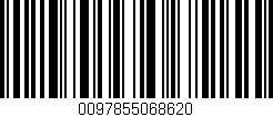 Código de barras (EAN, GTIN, SKU, ISBN): '0097855068620'