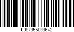 Código de barras (EAN, GTIN, SKU, ISBN): '0097855088642'