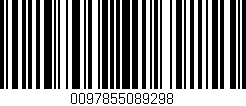 Código de barras (EAN, GTIN, SKU, ISBN): '0097855089298'