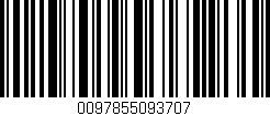 Código de barras (EAN, GTIN, SKU, ISBN): '0097855093707'