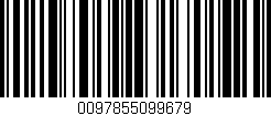 Código de barras (EAN, GTIN, SKU, ISBN): '0097855099679'