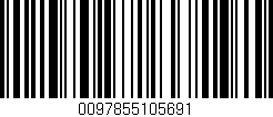 Código de barras (EAN, GTIN, SKU, ISBN): '0097855105691'