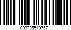 Código de barras (EAN, GTIN, SKU, ISBN): '0097855107671'