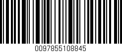Código de barras (EAN, GTIN, SKU, ISBN): '0097855108845'