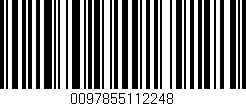 Código de barras (EAN, GTIN, SKU, ISBN): '0097855112248'