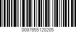 Código de barras (EAN, GTIN, SKU, ISBN): '0097855120205'