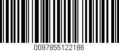 Código de barras (EAN, GTIN, SKU, ISBN): '0097855122186'