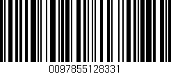 Código de barras (EAN, GTIN, SKU, ISBN): '0097855128331'