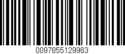 Código de barras (EAN, GTIN, SKU, ISBN): '0097855129963'