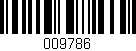 Código de barras (EAN, GTIN, SKU, ISBN): '009786'