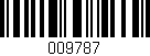 Código de barras (EAN, GTIN, SKU, ISBN): '009787'