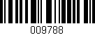 Código de barras (EAN, GTIN, SKU, ISBN): '009788'