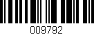 Código de barras (EAN, GTIN, SKU, ISBN): '009792'