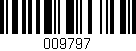 Código de barras (EAN, GTIN, SKU, ISBN): '009797'