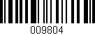 Código de barras (EAN, GTIN, SKU, ISBN): '009804'