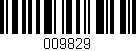 Código de barras (EAN, GTIN, SKU, ISBN): '009829'