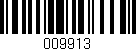 Código de barras (EAN, GTIN, SKU, ISBN): '009913'