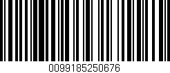 Código de barras (EAN, GTIN, SKU, ISBN): '0099185250676'
