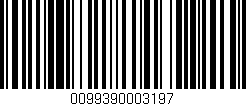 Código de barras (EAN, GTIN, SKU, ISBN): '0099390003197'