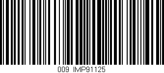 Código de barras (EAN, GTIN, SKU, ISBN): '009/IMP91125'