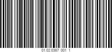 Código de barras (EAN, GTIN, SKU, ISBN): '01.02.0387_001_1'
