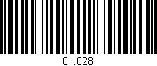 Código de barras (EAN, GTIN, SKU, ISBN): '01.028'