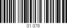Código de barras (EAN, GTIN, SKU, ISBN): '01.078'