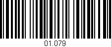 Código de barras (EAN, GTIN, SKU, ISBN): '01.079'