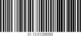 Código de barras (EAN, GTIN, SKU, ISBN): '01.13.01206050'