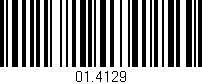 Código de barras (EAN, GTIN, SKU, ISBN): '01.4129'