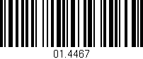 Código de barras (EAN, GTIN, SKU, ISBN): '01.4467'