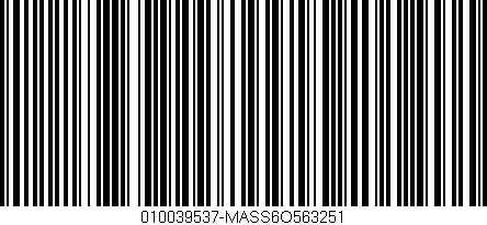 Código de barras (EAN, GTIN, SKU, ISBN): '010039537-MASS6O563251'