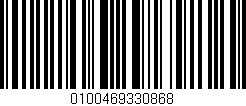 Código de barras (EAN, GTIN, SKU, ISBN): '0100469330868'