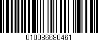 Código de barras (EAN, GTIN, SKU, ISBN): '010086680461'