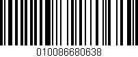 Código de barras (EAN, GTIN, SKU, ISBN): '010086680638'
