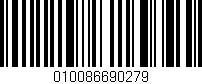 Código de barras (EAN, GTIN, SKU, ISBN): '010086690279'