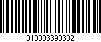 Código de barras (EAN, GTIN, SKU, ISBN): '010086690682'