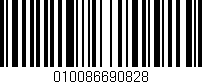 Código de barras (EAN, GTIN, SKU, ISBN): '010086690828'