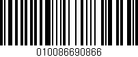 Código de barras (EAN, GTIN, SKU, ISBN): '010086690866'