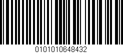 Código de barras (EAN, GTIN, SKU, ISBN): '0101010648432'