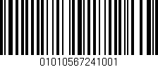 Código de barras (EAN, GTIN, SKU, ISBN): '01010567241001'