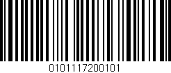 Código de barras (EAN, GTIN, SKU, ISBN): '0101117200101'
