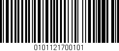 Código de barras (EAN, GTIN, SKU, ISBN): '0101121700101'