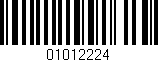 Código de barras (EAN, GTIN, SKU, ISBN): '01012224'