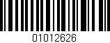 Código de barras (EAN, GTIN, SKU, ISBN): '01012626'