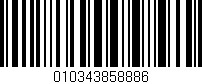 Código de barras (EAN, GTIN, SKU, ISBN): '010343858886'
