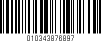 Código de barras (EAN, GTIN, SKU, ISBN): '010343876897'