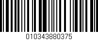 Código de barras (EAN, GTIN, SKU, ISBN): '010343880375'