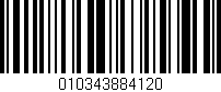 Código de barras (EAN, GTIN, SKU, ISBN): '010343884120'